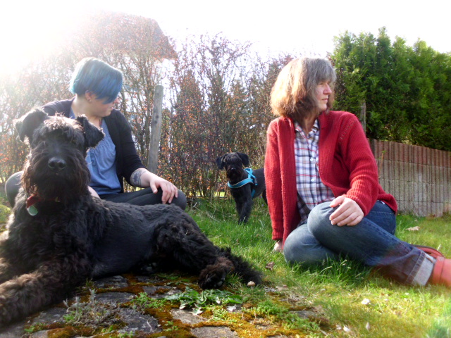 Tori, Menta ist zu Besuch, Anni krank 085.JPG